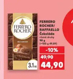 Kaufland Ferrero rocher čokoláda nabídka