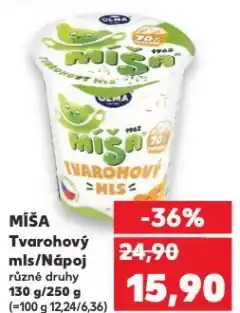 Kaufland Míša nápoj nabídka