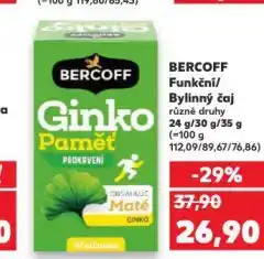 Kaufland Bercoff bylinný čaj nabídka