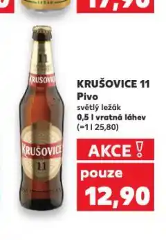 Kaufland Pivo krušovice nabídka