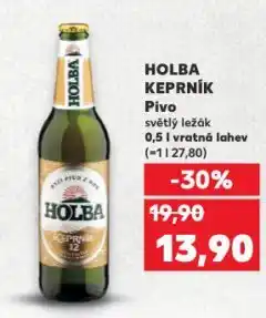 Kaufland Pivo holba keprník nabídka