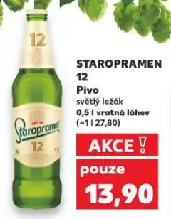 Kaufland Pivo staropramen nabídka