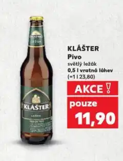 Kaufland Pivo klášter nabídka
