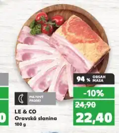 Kaufland Oravská slanina nabídka