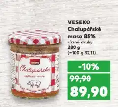 Kaufland Veseko chalupářské maso nabídka