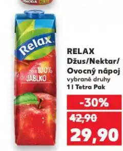 Kaufland Relax ovocný nápoj nabídka