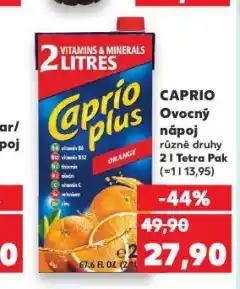 Kaufland Ovocný nápoj caprio nabídka