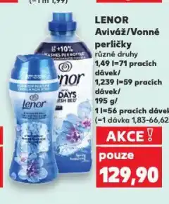 Kaufland Lenor aviváž nabídka