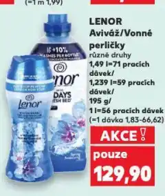 Kaufland Lenor vonné perličky nabídka