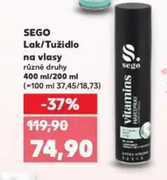 Kaufland Sego tužidlo na vlasy nabídka