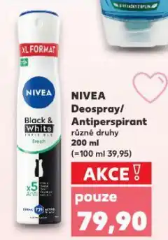 Kaufland Nivea deospray nabídka
