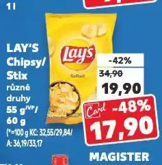Kaufland Lays stix nabídka