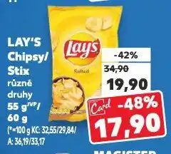 Kaufland Lays chipsy nabídka
