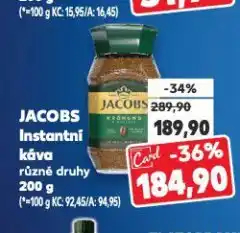 Kaufland Káva jacobs nabídka