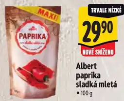 Albert Albert paprika sladká mletá nabídka