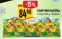 Albert Lindt Mini kuřátka nabídka