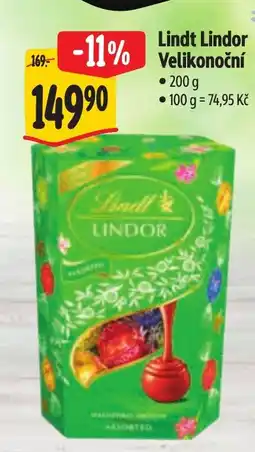 Albert Lindt Lindor Velikonoční nabídka