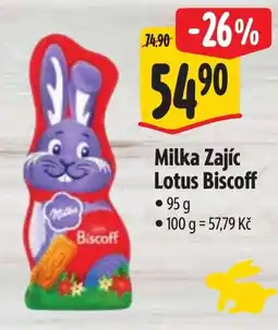 Albert Milka Zajíc Lotus Biscoff nabídka