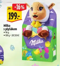 Albert Milka s plyšákem nabídka