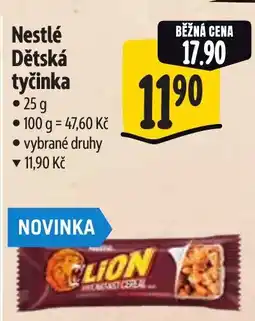 Albert Nestlé Dětská tyčinka nabídka
