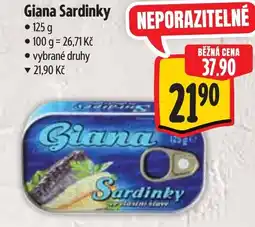 Albert Giana Sardinky nabídka