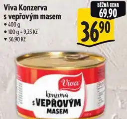 Albert Viva Konzerva s vepřovým masem nabídka