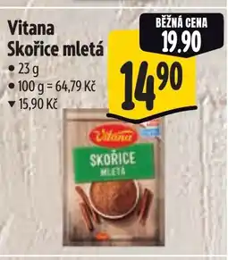 Albert Vitana Skořice mletá nabídka
