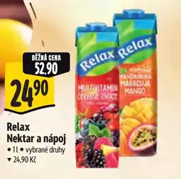 Albert Relax Nektar a nápoj nabídka