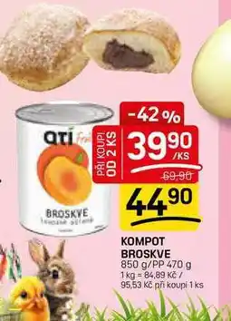 Flop KOMPOT BROSKVE 850 g/PP 470 g nabídka