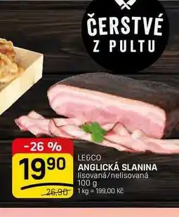 Flop ANGLICKÁ SLANINA lisovaná/nelisovaná nabídka