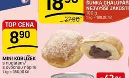Flop MINI KOBLÍŽEK s nugátem/ s ovocnou náplní nabídka