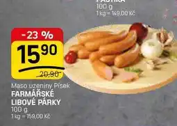 Flop FARMÁŘSKÉ LIBOVÉ PÁRKY nabídka