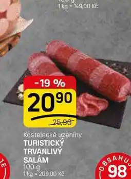 Flop TURISTICKÝ TRVANLIVÝ SALÁM nabídka