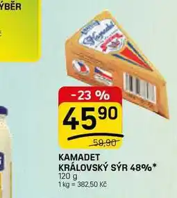 Flop KAMADET KRÁLOVSKÝ SÝR 48% nabídka