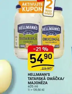 Flop HELLMANN'S TATARSKÁ OMÁČKA/ MAJONÉZA nabídka