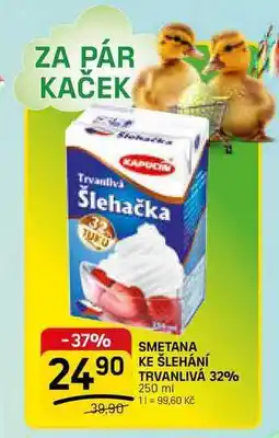 Flop SMETANA KE ŠLEHÁNÍ TRVANLIVÁ 32% nabídka