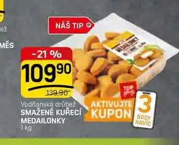 Flop SMAŽENÉ KUŘECÍ MEDAILONKY nabídka