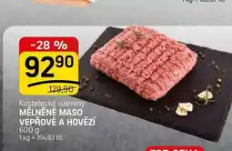 Flop MĚLNĚNÉ MASO VEPŘOVÉ A HOVĚZÍ nabídka