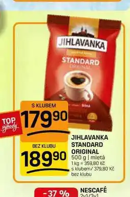 Flop JIHLAVANKA STANDARD ORIGINAL nabídka