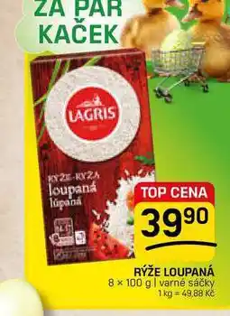 Flop RÝŽE LOUPANÁ 8 x 100 g varné sáčky nabídka