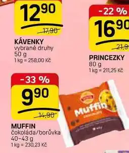 Flop MUFFIN čokoláda/borůvka nabídka