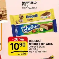Flop DELISSA | NESQUIK OPLATKA vybrané druhy nabídka