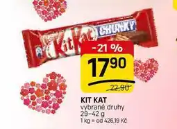 Flop KIT KAT vybrané druhy nabídka