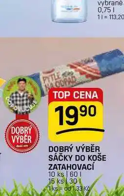 Flop DOBRÝ VÝBĚR SÁČKY DO KOŠE ZATAHOVACÍ 10 ks nabídka