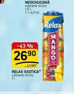 Flop RELAX EXOTICA vybrané druhy nabídka