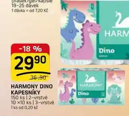 Flop HARMONY DINO KAPESNÍKY 150 ks | 2-vrstvé 10 x10 ks | 3-vrstvé nabídka
