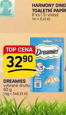 Flop DREAMIES vybrané druhy nabídka