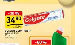 Flop COLGATE ZUBNÍ PASTA vybrané druhy nabídka