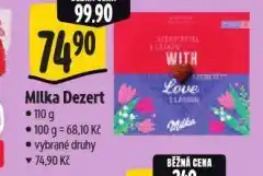 Albert Milka dezert nabídka