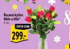 Albert Řezaná kytice růže a lilie nabídka